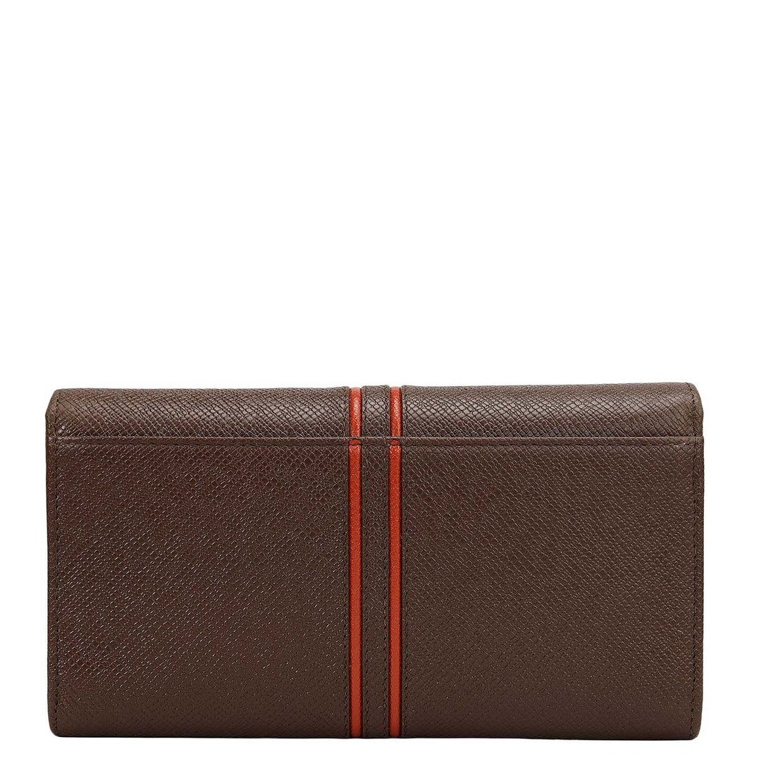 Franzy Leather Ladies Wallet - Walnut