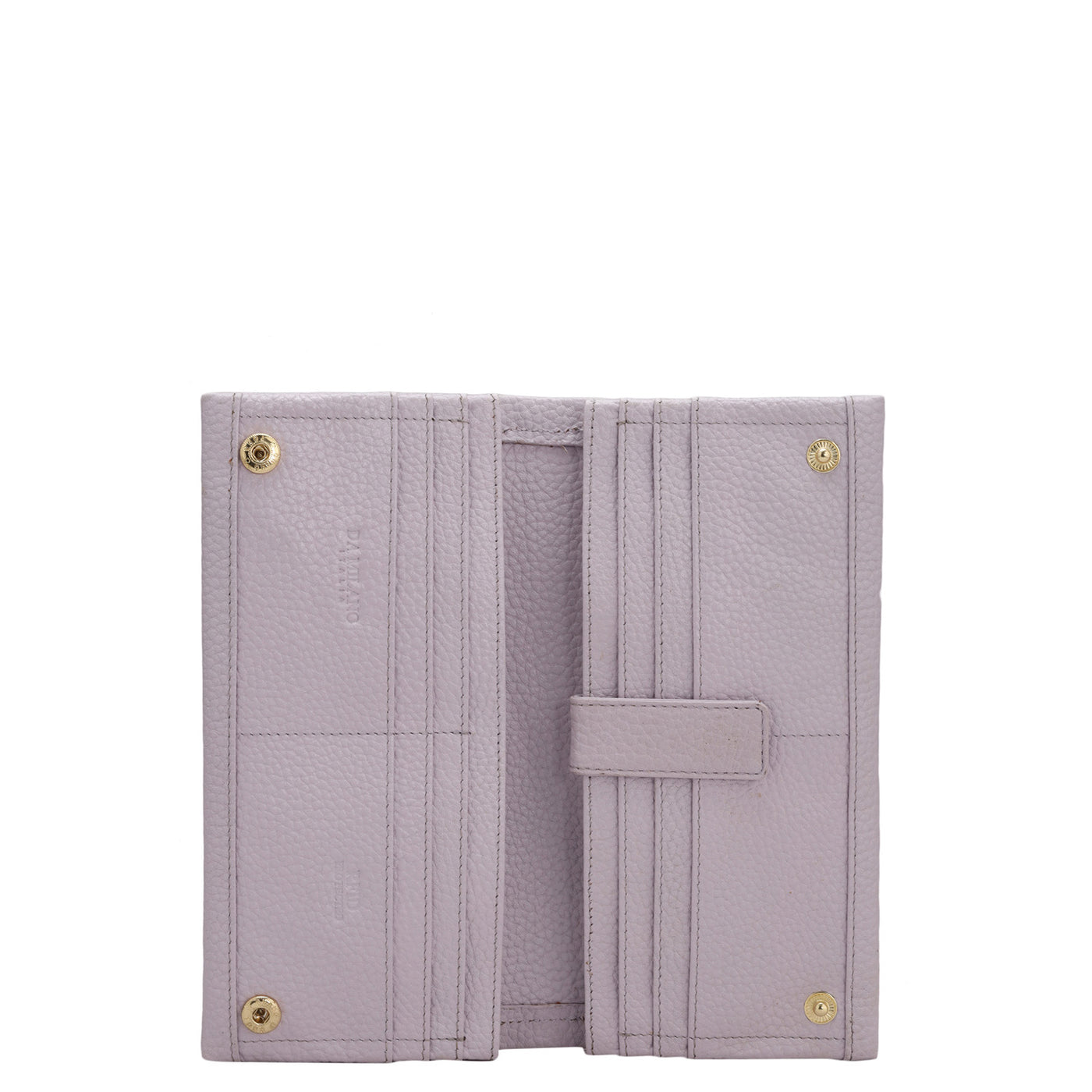 Wax Leather Ladies Wallet - Lilac