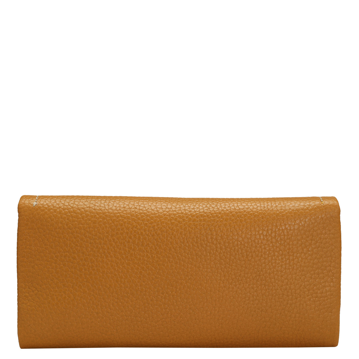 Wax Leather Ladies Wallet - Mustard