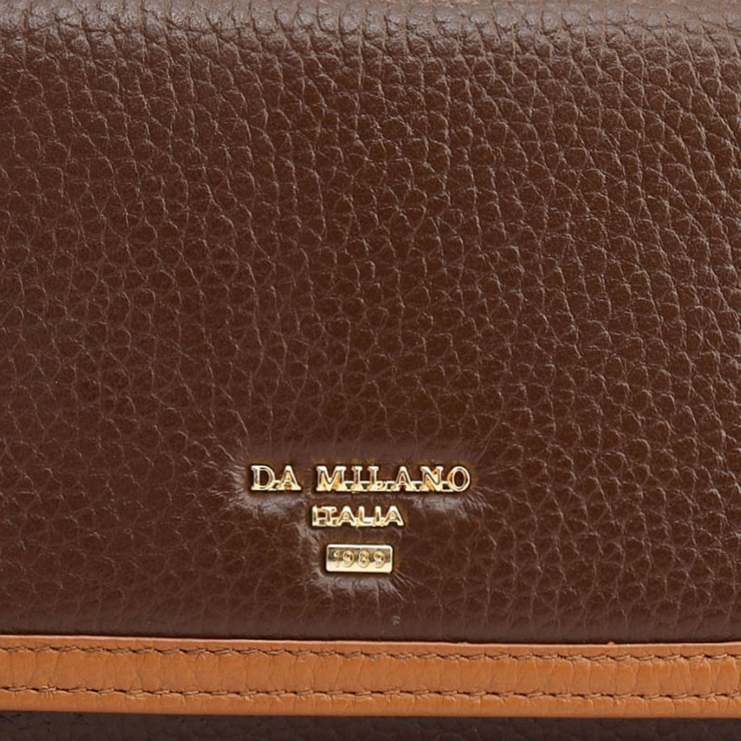 Wax Leather Ladies Wallet - Mocha