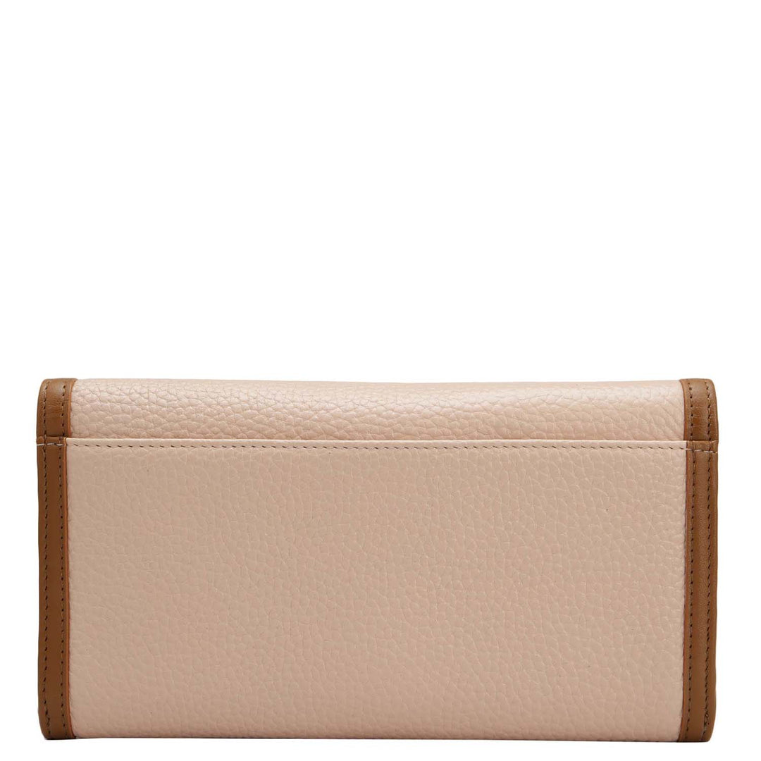 Wax Leather Ladies Wallet - Feather