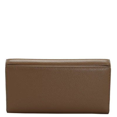 Franzy Leather Ladies Wallet - Cafe