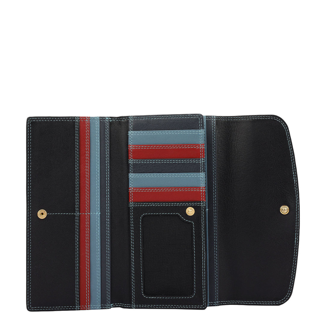 Prisme Pop Flap Over Continental Wallet