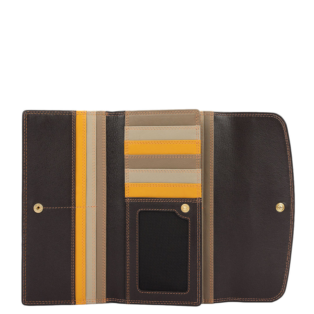 Prisme Pop Flap Over Continental Wallet