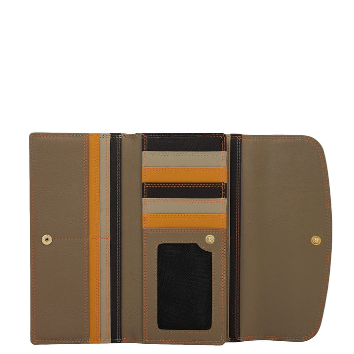 Prisme Pop Flap Over Continental Wallet