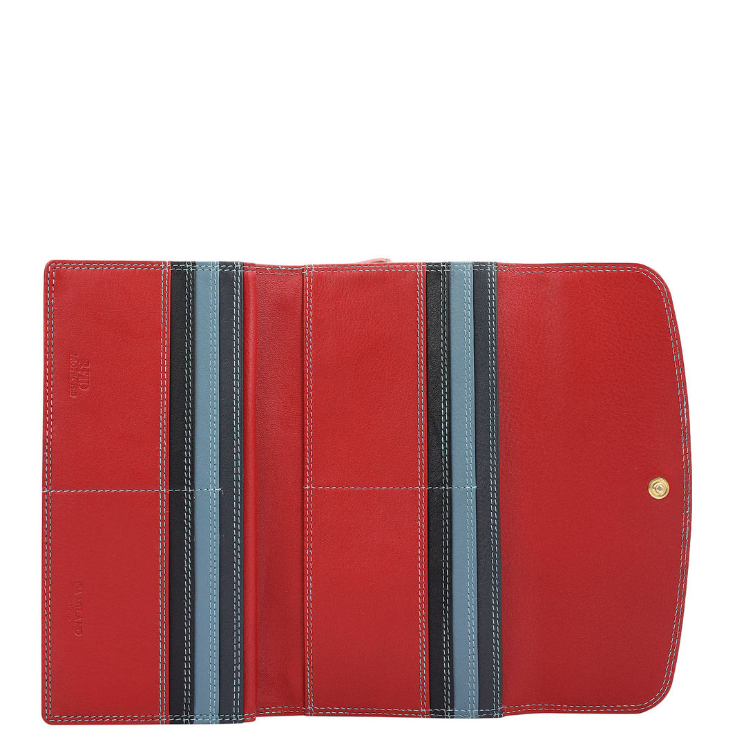 Prisme Pop Flap Over Continental Wallet
