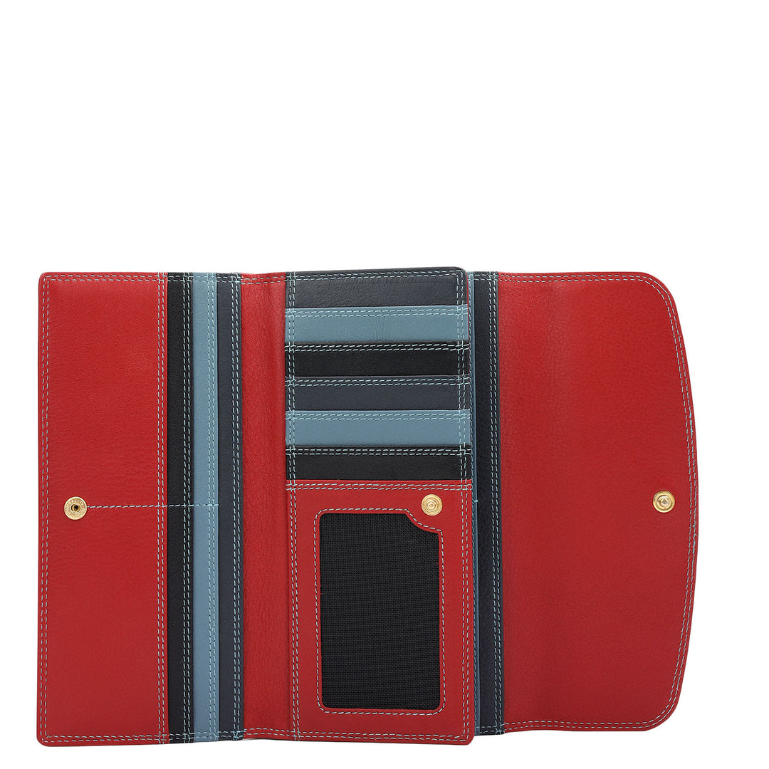 Prisme Pop Flap Over Continental Wallet