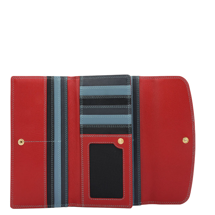 Prisme Pop Flap Over Continental Wallet