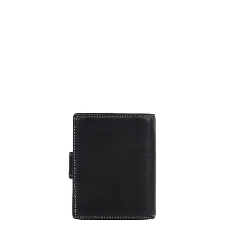Plain Leather Ladies Wallet - Black