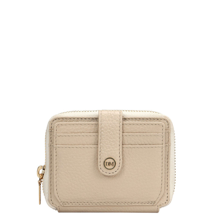 Wax Leather Ladies Wallet - Dove