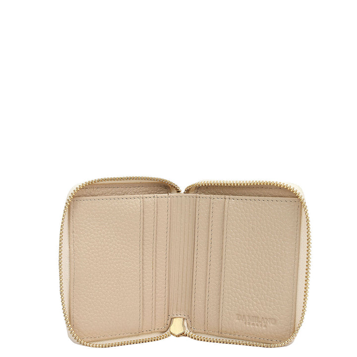 Wax Leather Ladies Wallet - Dove