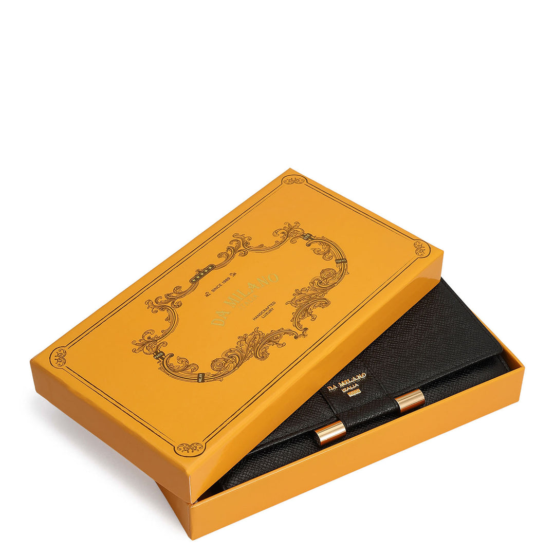 Franzy Leather Ladies Wallet - Black