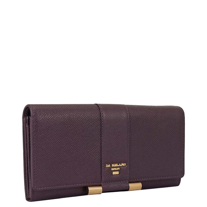 Franzy Leather Ladies Wallet - Grapevine