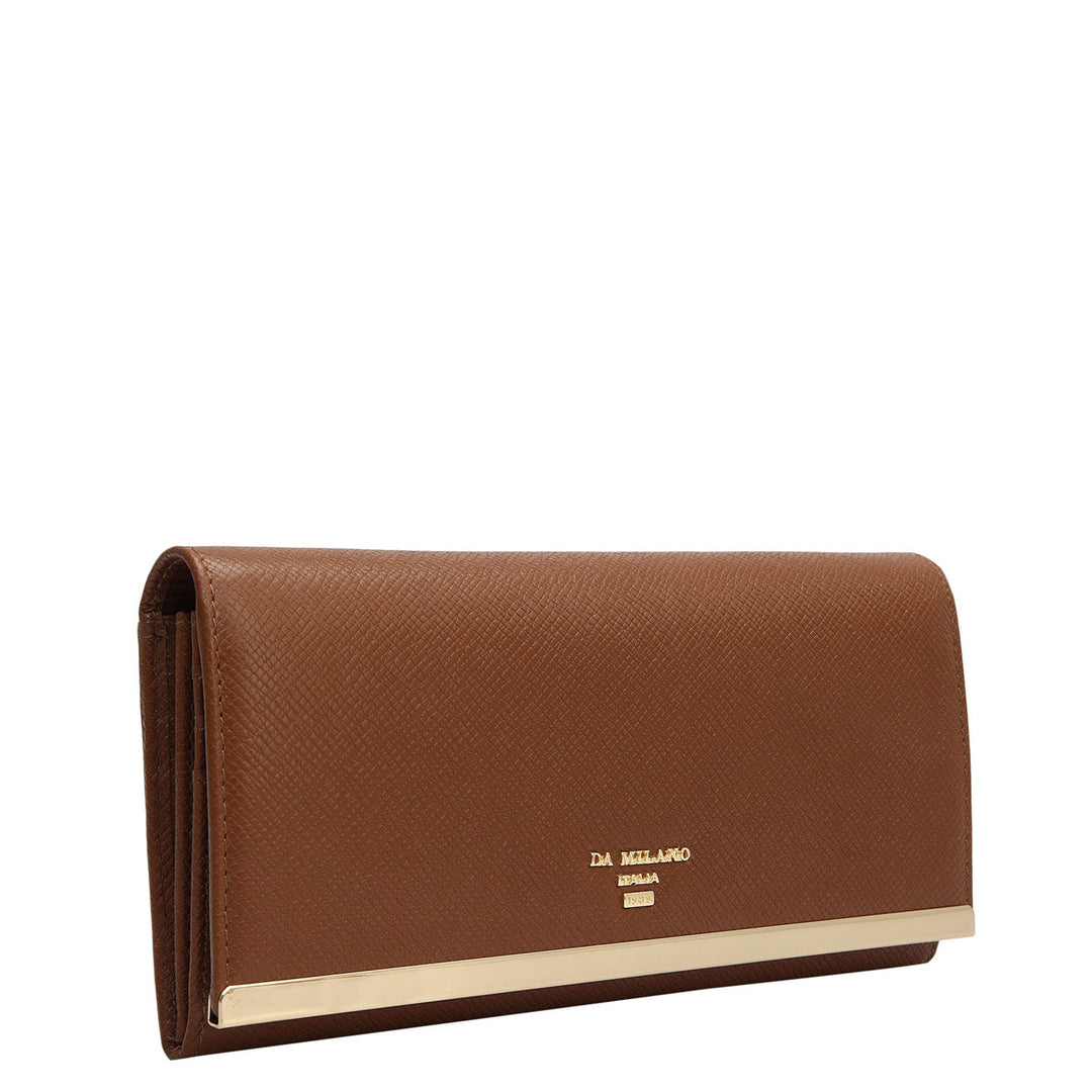 Franzy Leather Ladies Wallet - Cognac