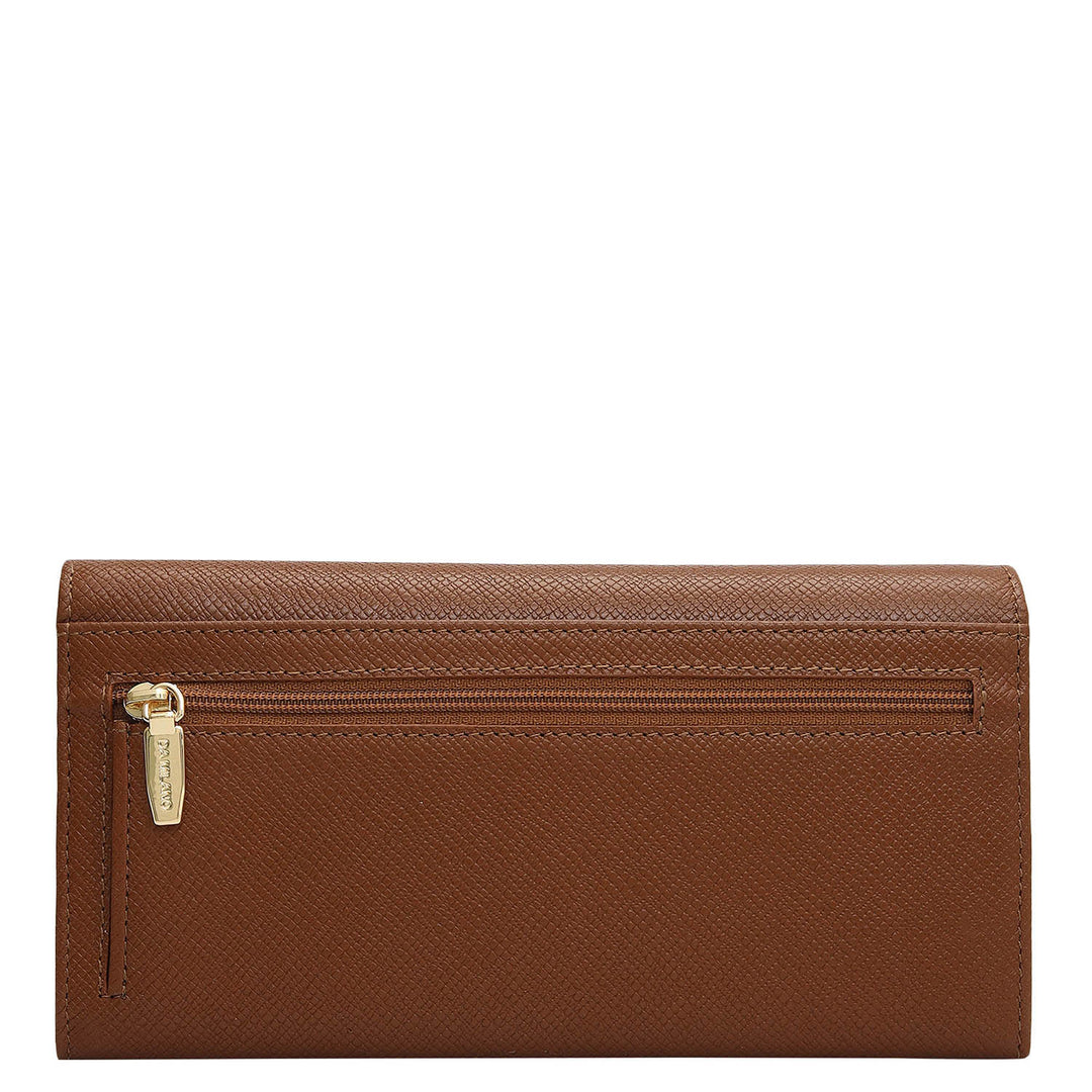 Franzy Leather Ladies Wallet - Cognac