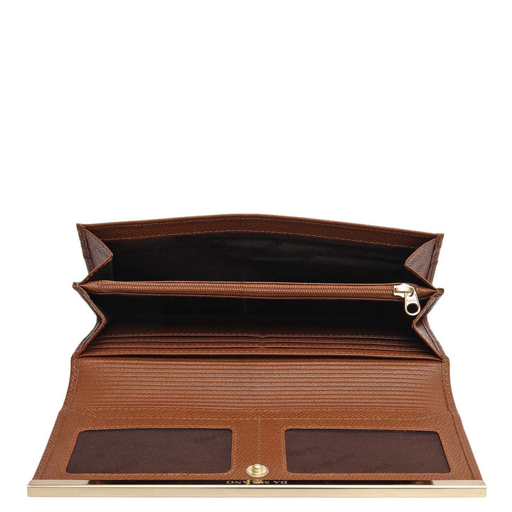 Franzy Leather Ladies Wallet - Cognac