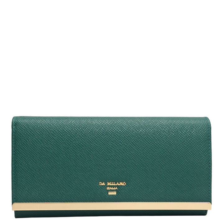 Franzy Leather Ladies Wallet - Forest