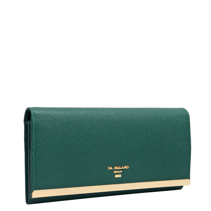 Franzy Leather Ladies Wallet - Forest