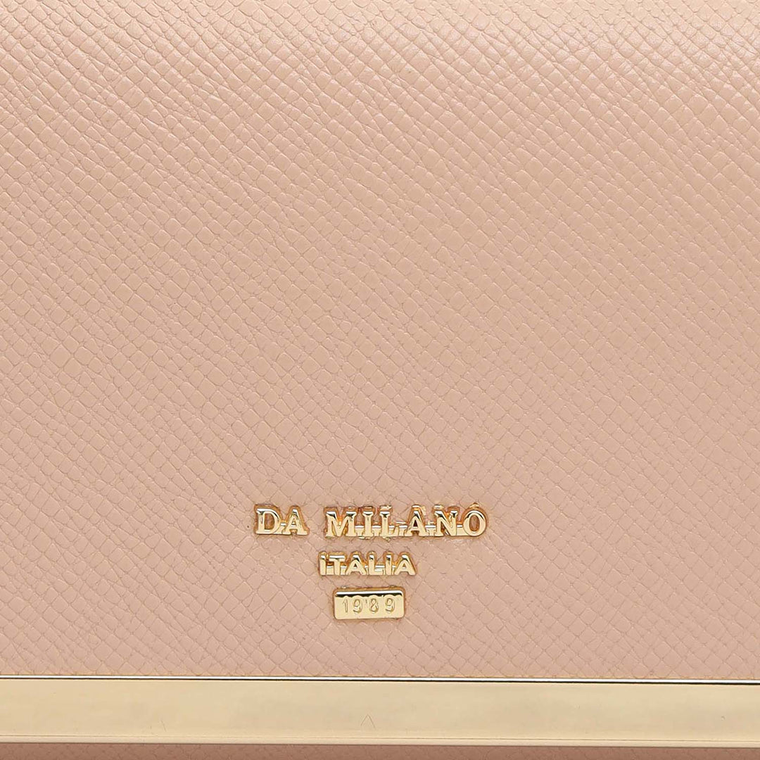 Franzy Leather Ladies Wallet - Nude