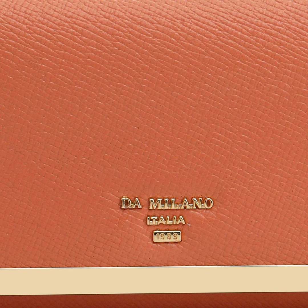 Franzy Leather Ladies Wallet - Salmon