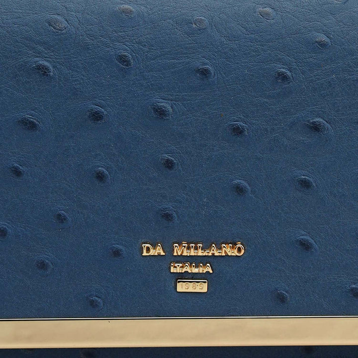 Ostrich Leather Ladies Wallet - Twilight