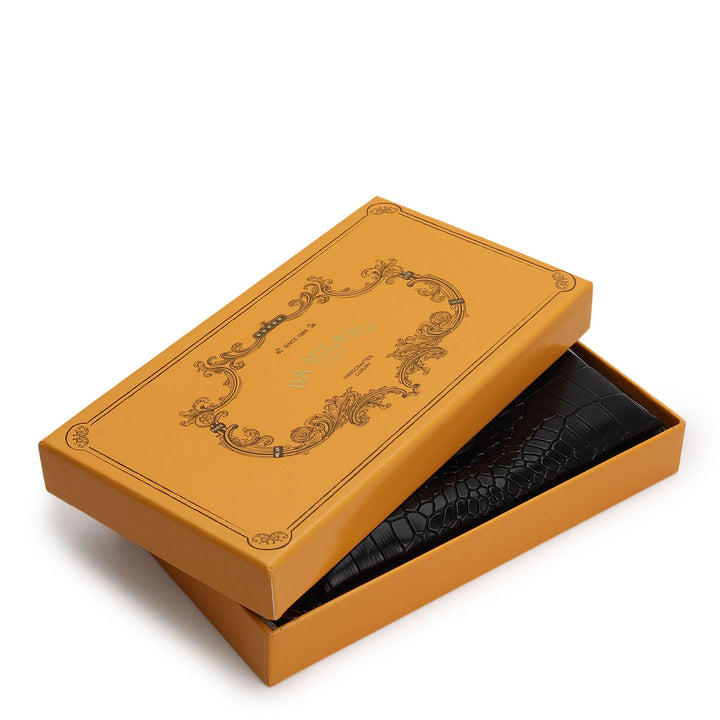 Pietra Continental Wallet - Black