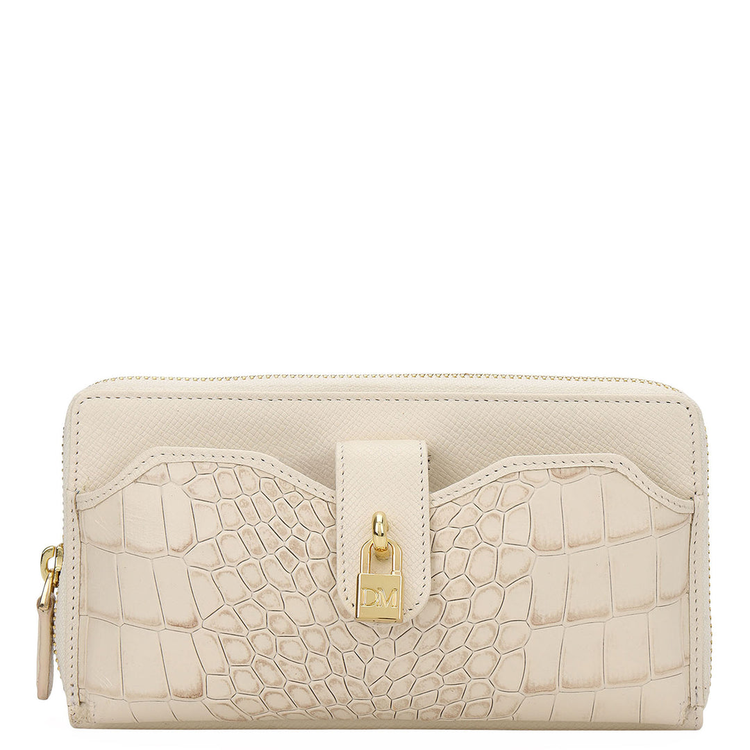 Pietra Continental Wallet - Marshmallow