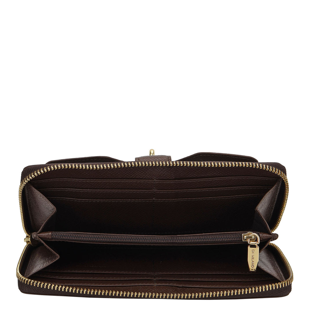Pietra Continental Wallet - Walnut