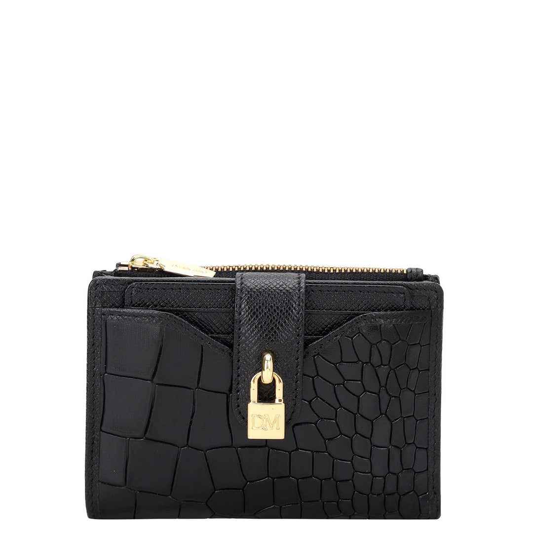 Pietra Compact Wallet - Black