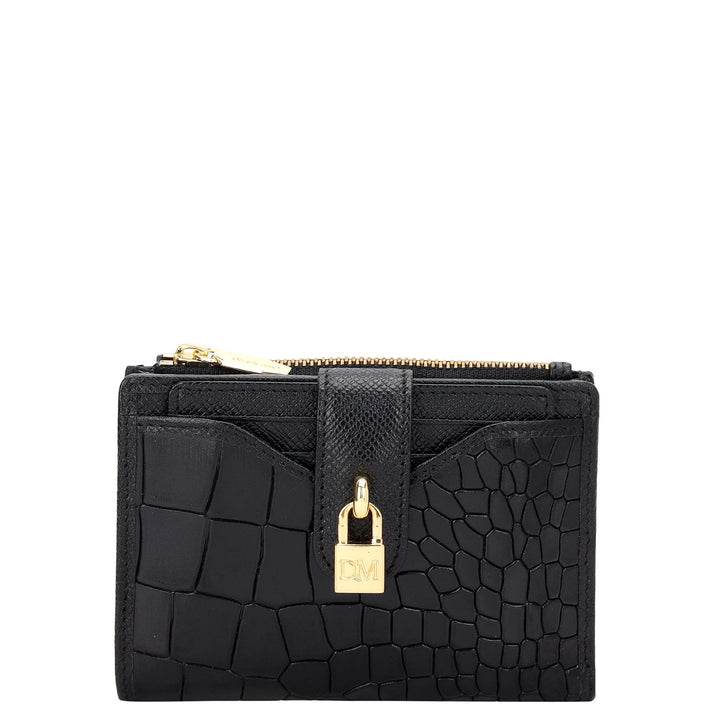 Pietra Compact Wallet - Black