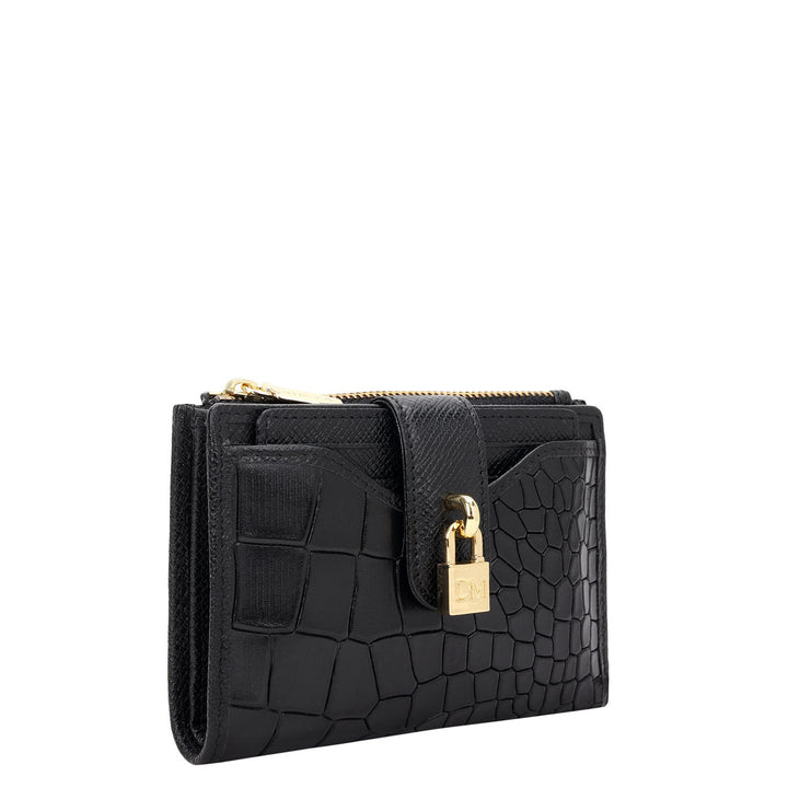 Pietra Compact Wallet - Black