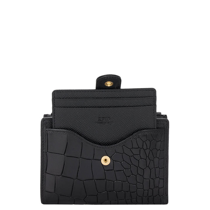 Pietra Compact Wallet - Black