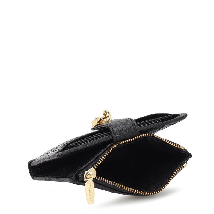 Pietra Compact Wallet - Black