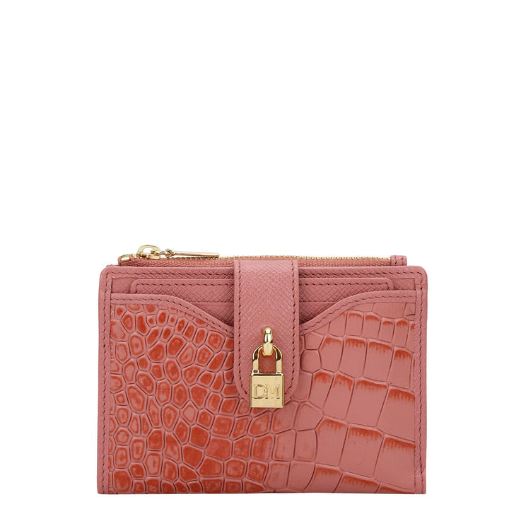 Pietra Compact Wallet - Rose