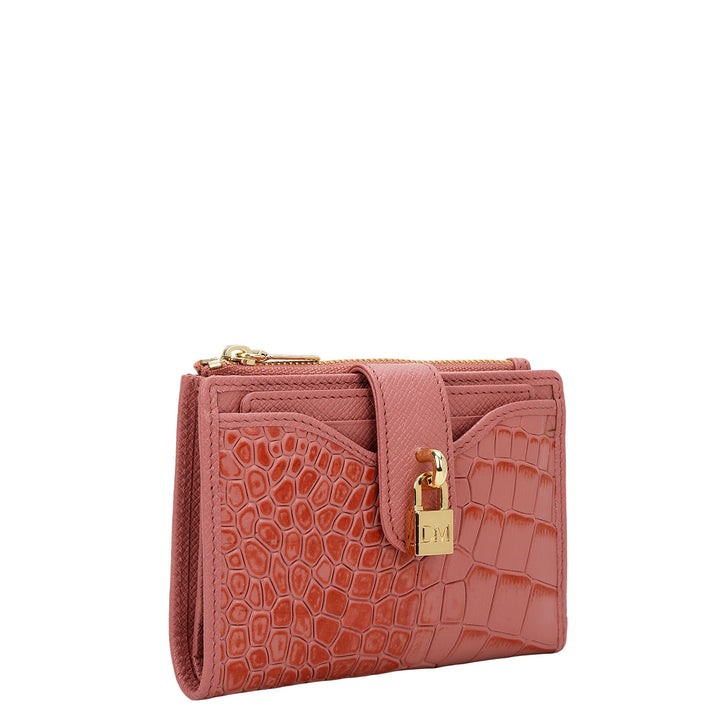 Pietra Compact Wallet - Rose