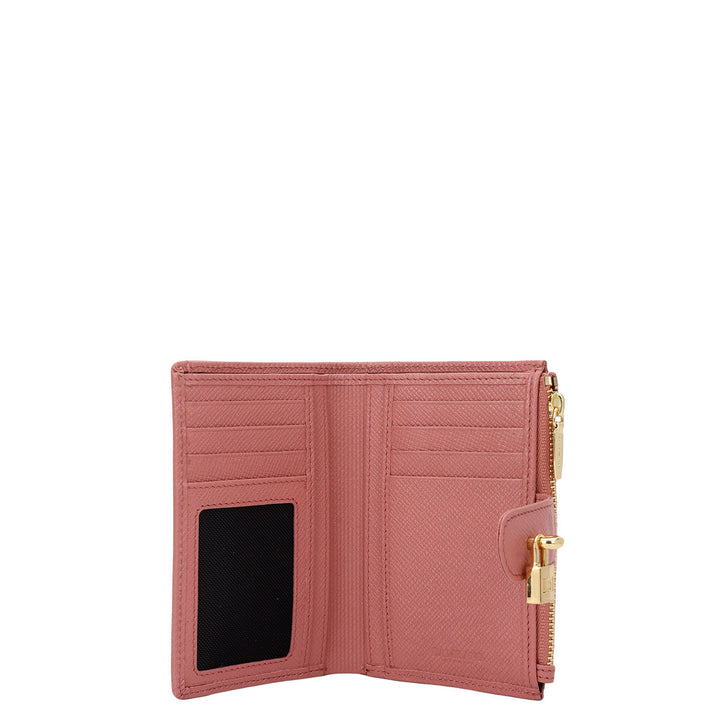 Pietra Compact Wallet - Rose