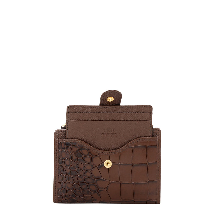 Pietra Compact Wallet - Walnut
