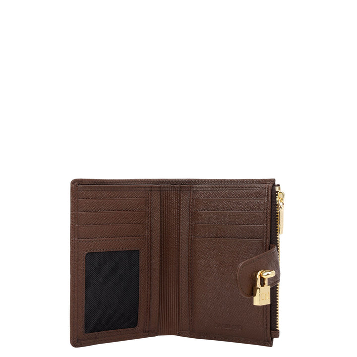 Pietra Compact Wallet - Walnut
