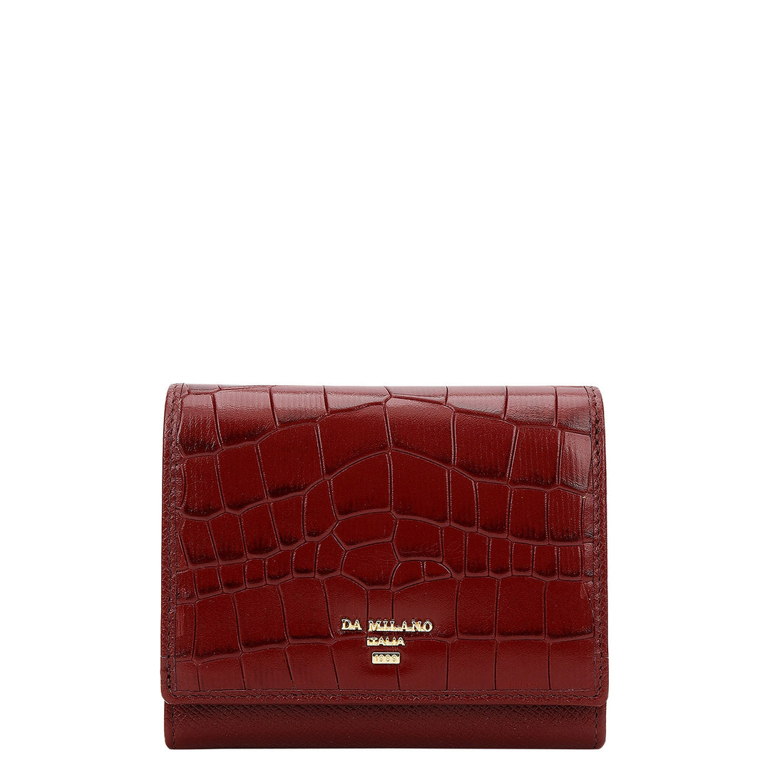 Classic Compact Wallet - Cherry