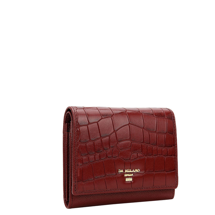 Classic Compact Wallet - Cherry