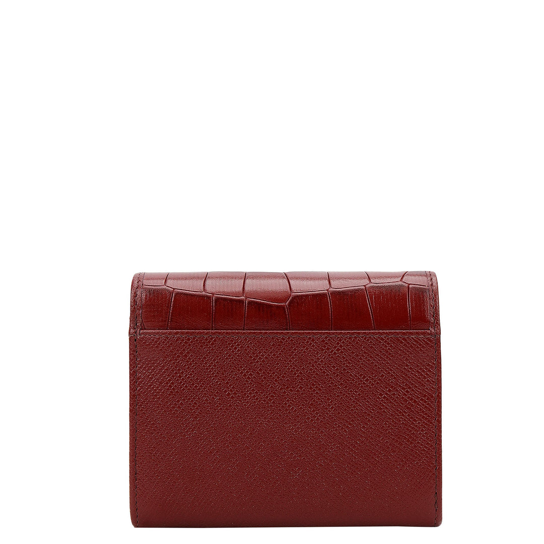 Classic Compact Wallet - Cherry