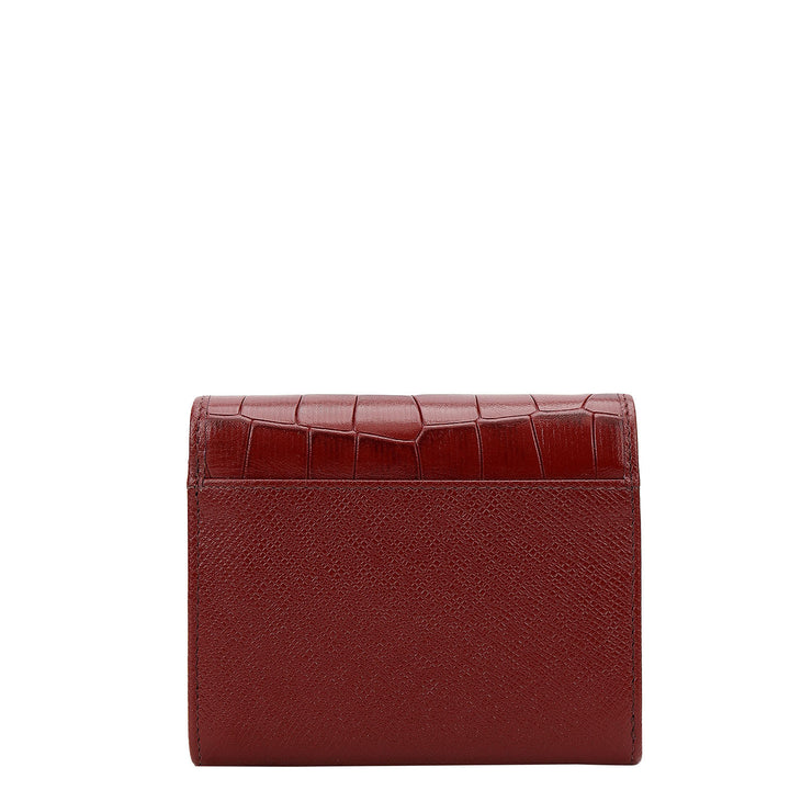 Classic Compact Wallet - Cherry
