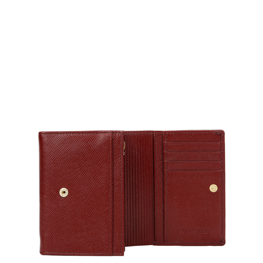 Classic Compact Wallet - Cherry