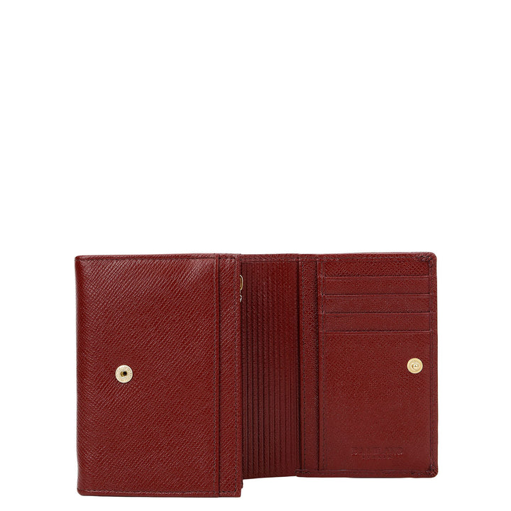Classic Compact Wallet - Cherry