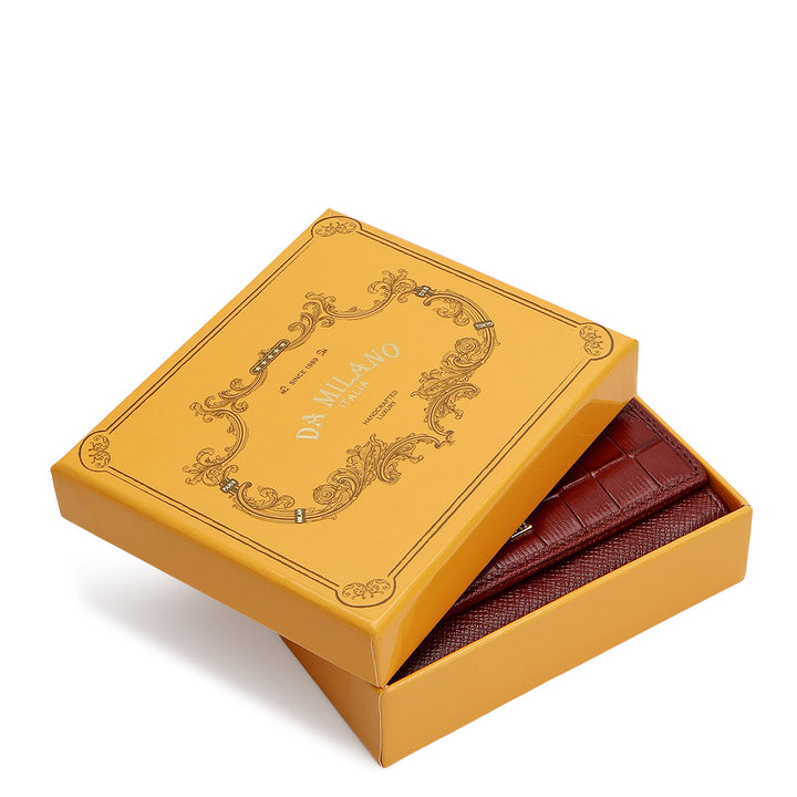 Classic Compact Wallet - Cherry