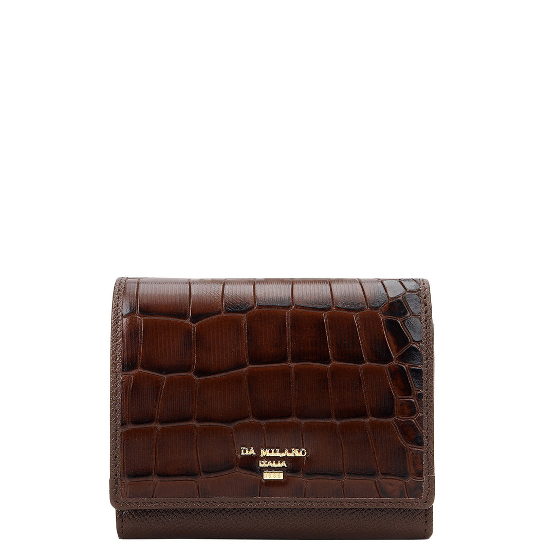 Classic Compact Wallet - Walnut