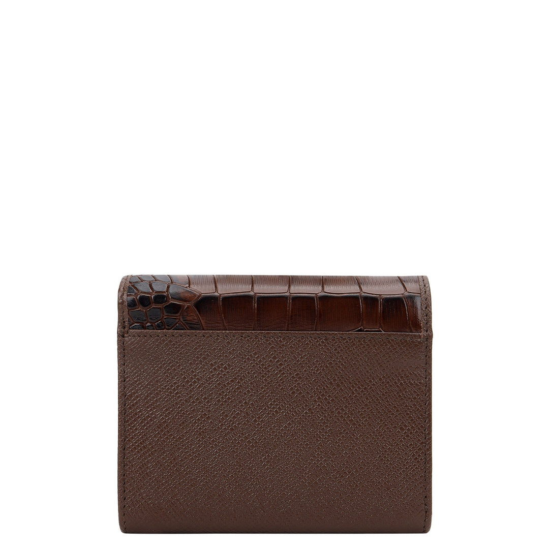 Classic Compact Wallet - Walnut