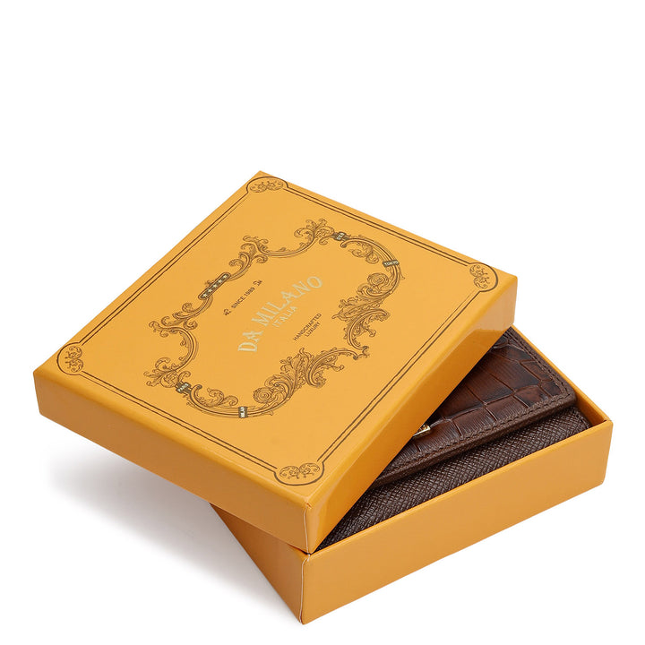 Classic Compact Wallet - Walnut