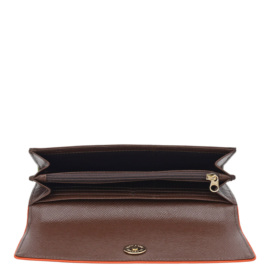Celeste Flap Over Continental Wallet
