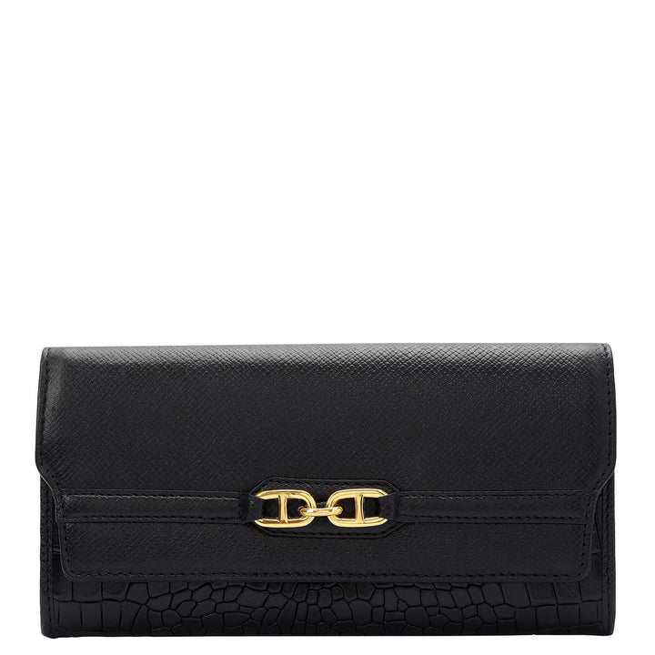 Maison Continental Wallet - Black